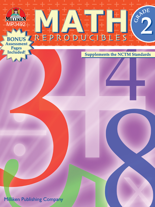 Title details for Math Reproducibles - Grade 2 by Vicky Shiotsu - Wait list